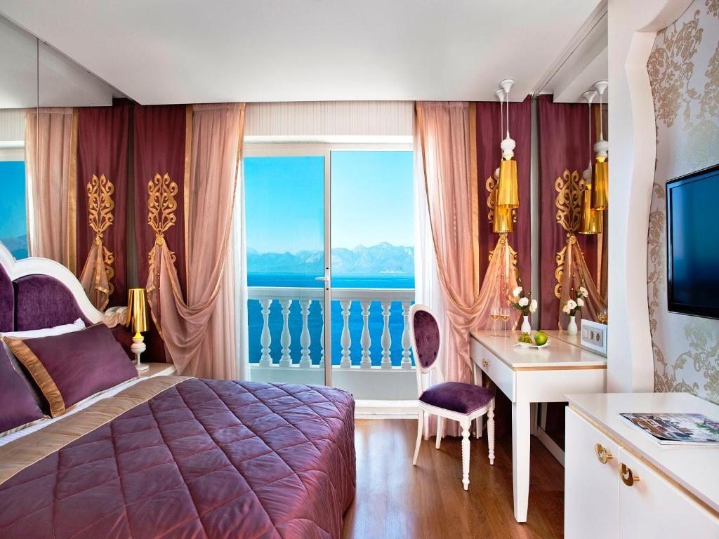 Двухместный (Двухместный номер Делюкс с 1 кроватью и видом на море) отеля La Boutique, Анталия