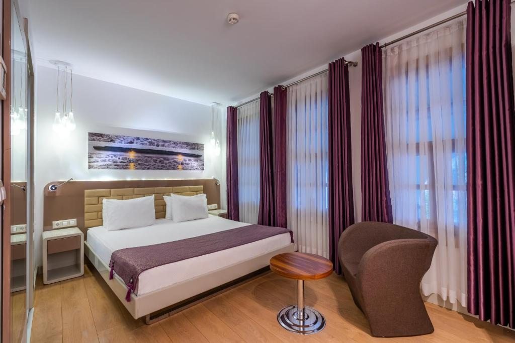 Двухместный (Стандартный двухместный номер с 1 кроватью) отеля Puding Marina Residence, Анталия