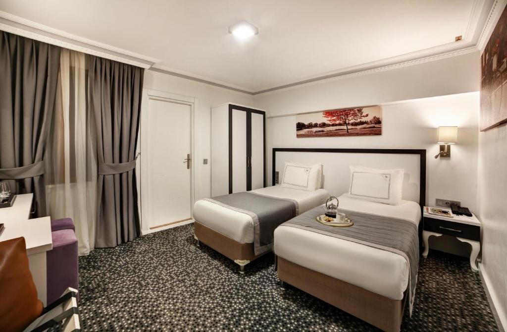 Двухместный (Двухместный номер эконом-класса с 2 отдельными кроватями) отеля Skalion Hotel & SPA, Стамбул