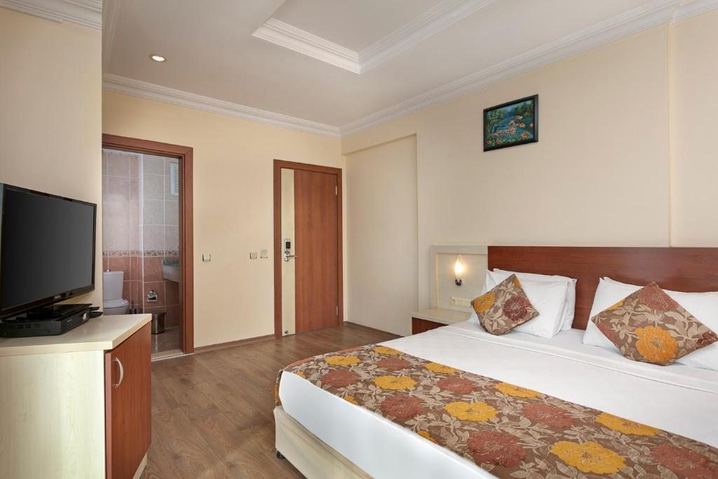 Двухместный (Стандартный двухместный номер с 1 кроватью) отеля Lara Dinc Hotel, Анталия