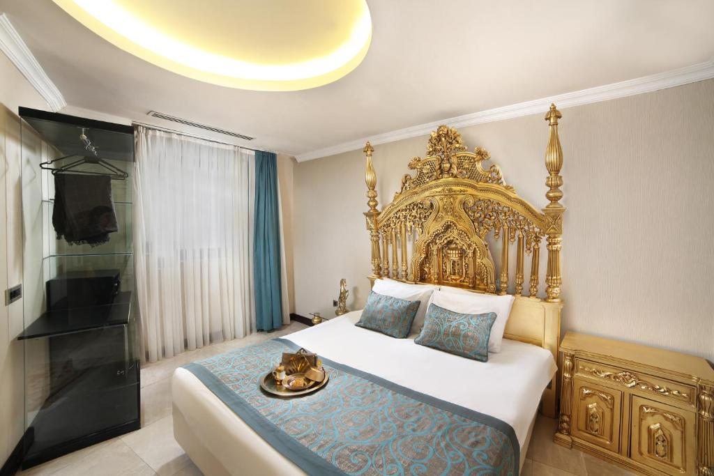 Двухместный (Двухместный номер эконом-класса с 1 кроватью или 2 отдельными кроватями (без окна) - Бесплатное посещение спа-центра) отеля Great Fortune, Стамбул