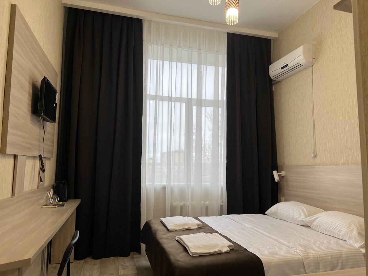 Одноместный (Одноместный с большой двуспальной кроватью в корпусе №2) гостиницы Элиста