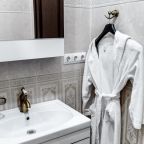 Ванная комната в номере гостиницы Центральная 2*, Курск