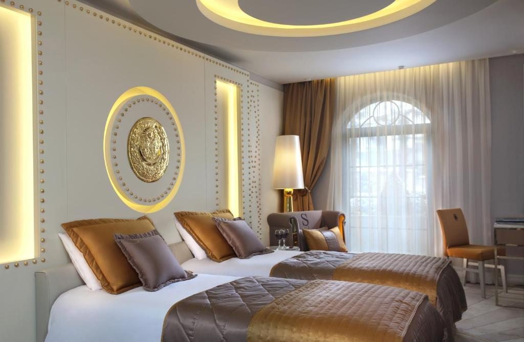 Двухместный (Двухместный номер Делюкс с 1 кроватью или 2 отдельными кроватями) отеля Sura Design, Стамбул