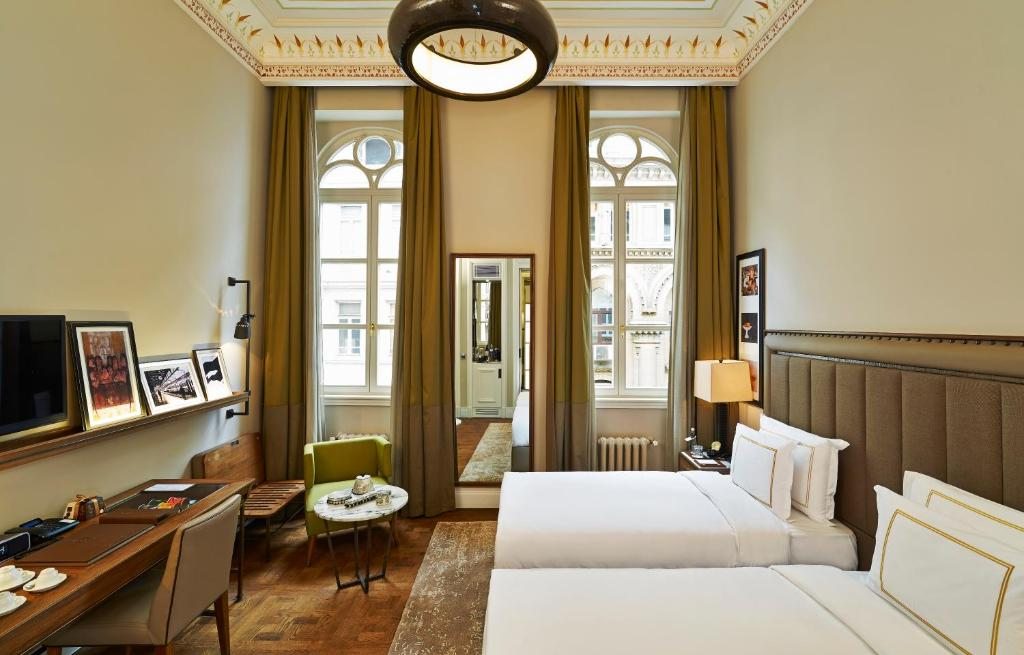 Двухместный (Двухместный номер Делюкс с 2 отдельными кроватями) отеля Vault Karakoy The House, Стамбул