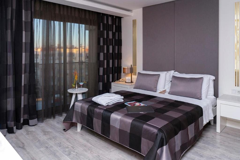 Двухместный (Стандартный двухместный номер с 1 кроватью и видом на город) отеля Sky Kamer Hotel Antalya, Анталия