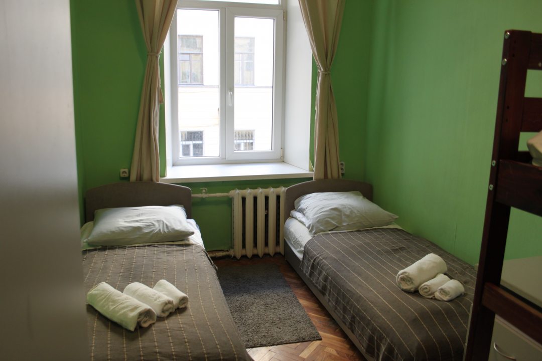 Четырехместный (Эконом) хостела Old Flat Hostel на Советской, Санкт-Петербург