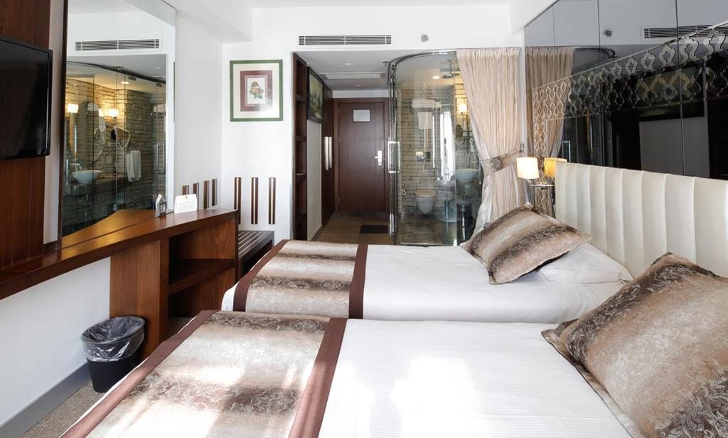 Трехместный (Двухместный номер с двуспальной кроватью и дополнительной кроватью) отеля Pera Center Hotel & Spa, Стамбул