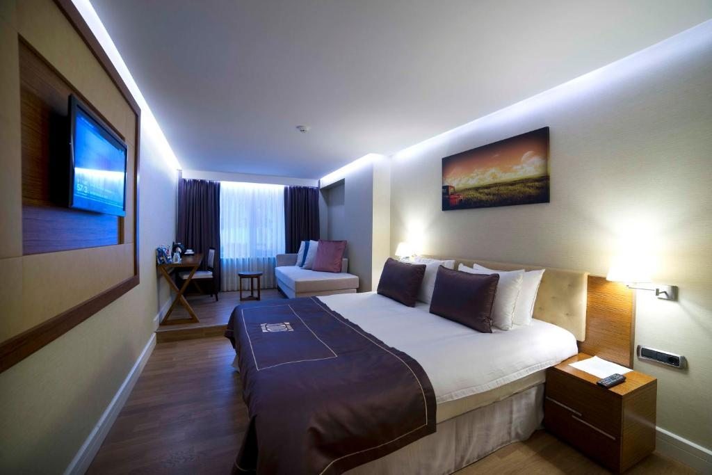 Двухместный (Стандартный двухместный номер с 1 кроватью или 2 отдельными кроватями) отеля Taba Luxury Suites & Hotel, Стамбул