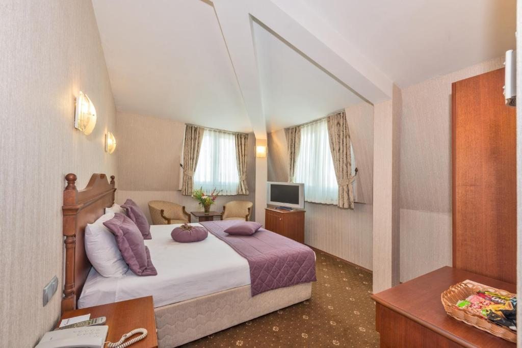 Двухместный (Стандартный двухместный номер с 1 кроватью или 2 отдельными кроватями) отеля Vatan Asur Hotel, Стамбул