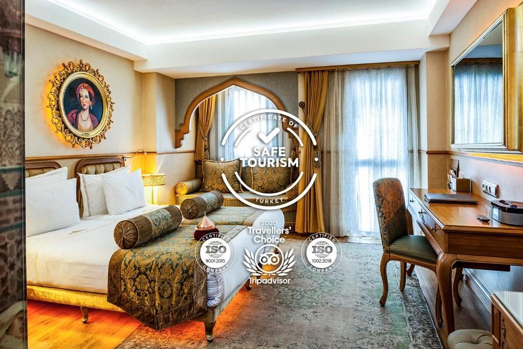 Двухместный (Двухместный номер Делюкс с 1 кроватью или 2 отдельными кроватями) отеля Sultania, Стамбул