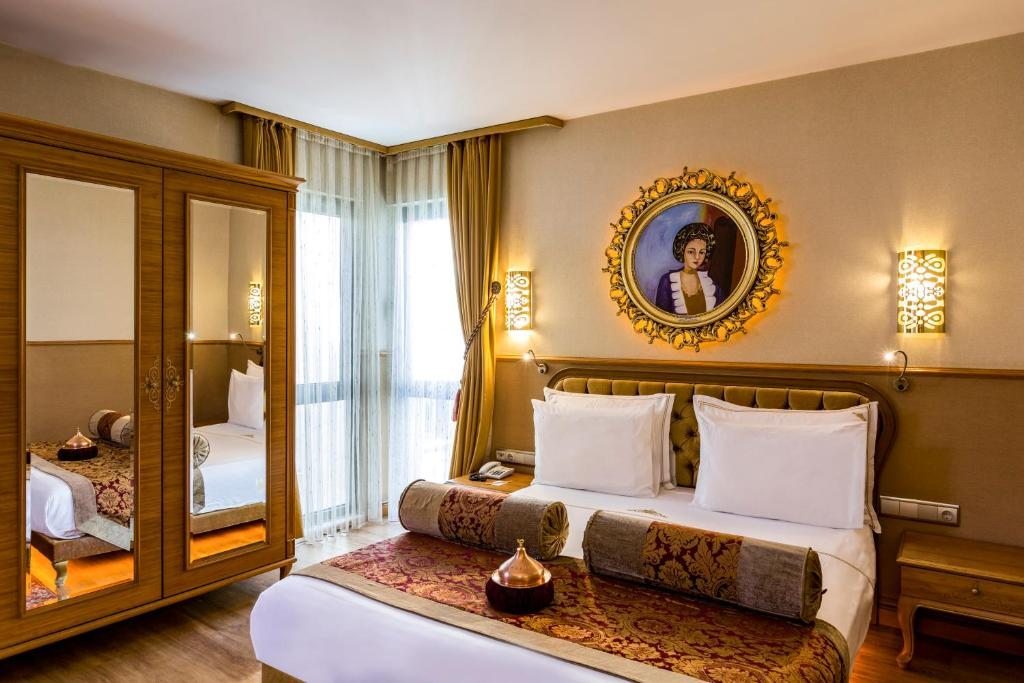 Двухместный (Двухместный номер Делюкс с 1 кроватью и хаммамом) отеля Sultania, Стамбул