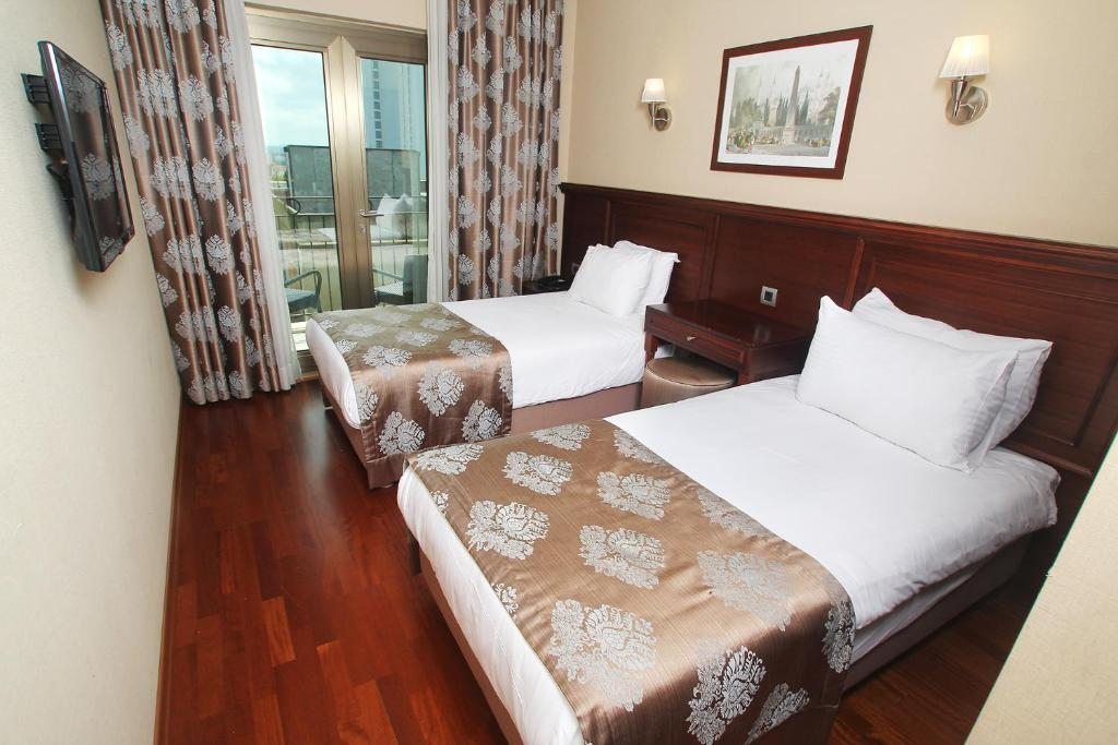 Двухместный (Двухместный номер Делюкс с 2 отдельными кроватями и видом на море) отеля Nova Plaza, Стамбул