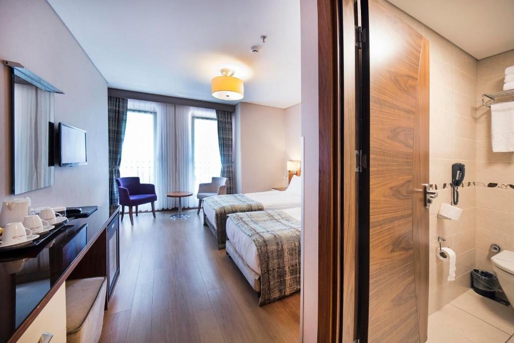 Двухместный (Стандартный двухместный номер с 2 отдельными кроватями) отеля The Meretto, Стамбул
