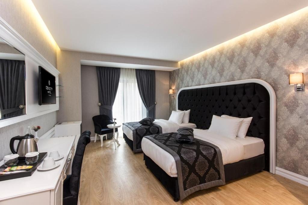 Двухместный (Двухместный номер эконом-класса с 2 отдельными кроватями) отеля Dencity, Стамбул