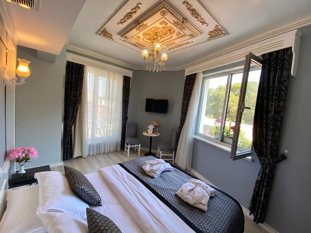Двухместный (Улучшенный двухместный номер с 1 кроватью или 2 отдельными кроватями - Бесплатный доступ в спа-центр) отеля Gulhanepark, Стамбул