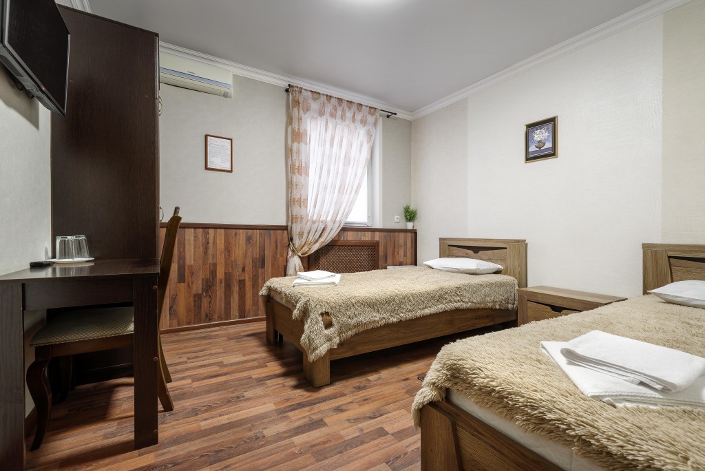 Двухместный (С двумя отдельными кроватями) гостиницы Шале, Воронеж