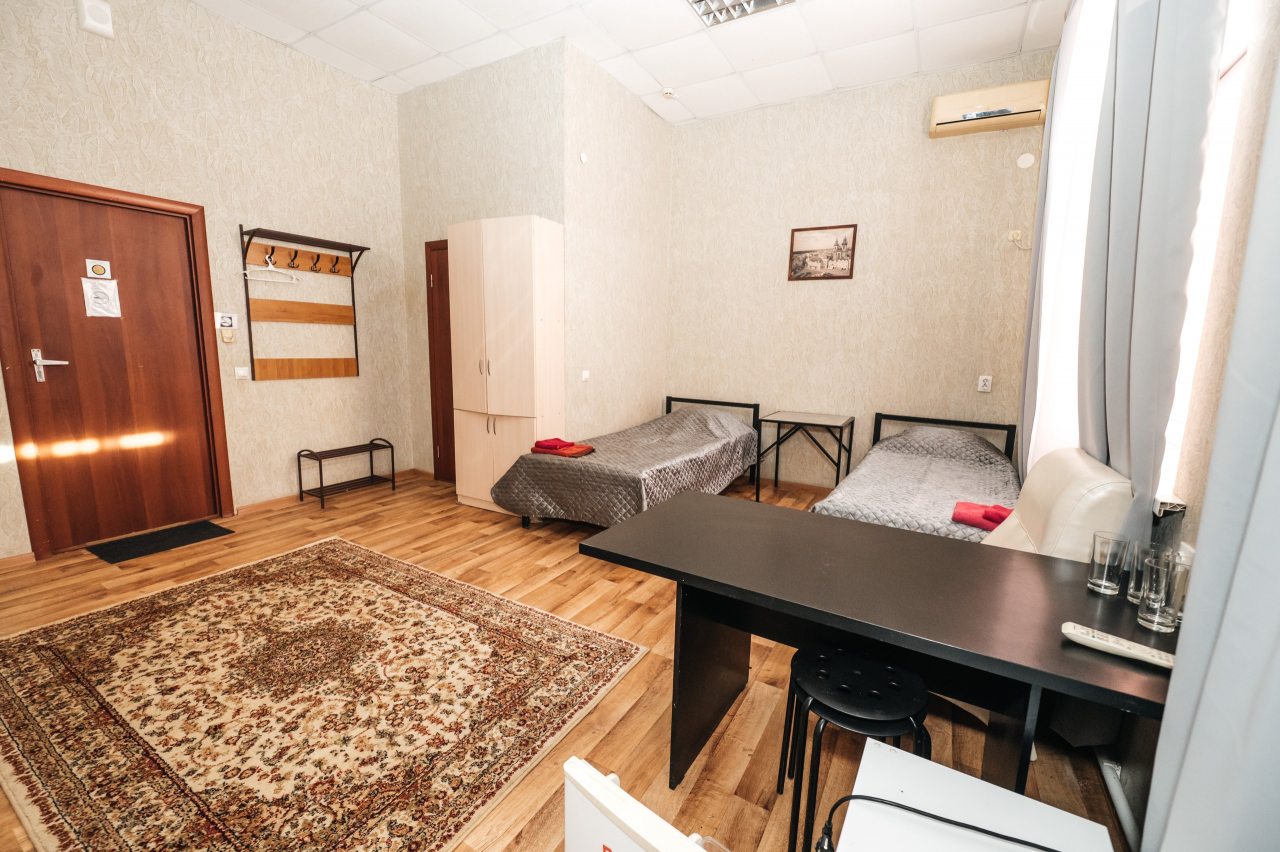 Двухместный (Стандарт с 2 кроватями), Гостиница Придорожная