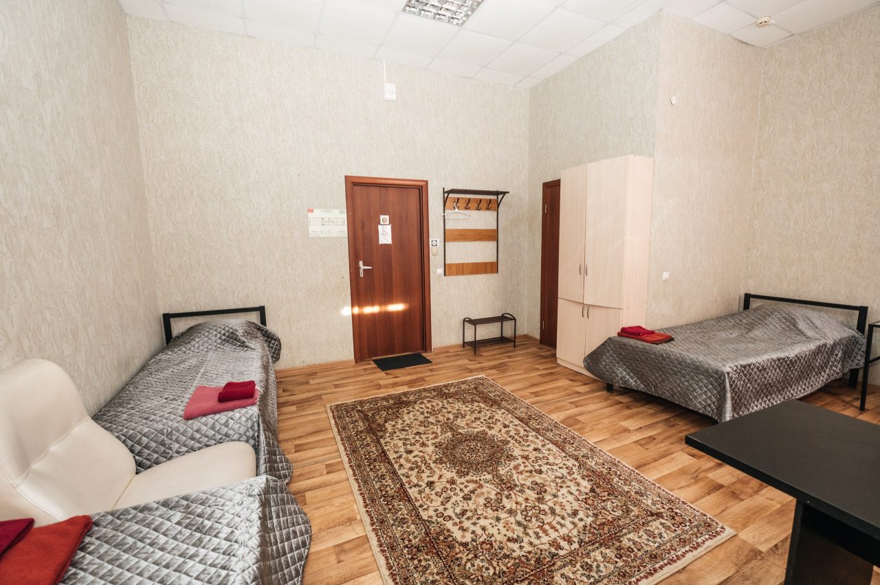 Двухместный (Стандарт с 2 кроватями), Гостиница Придорожная