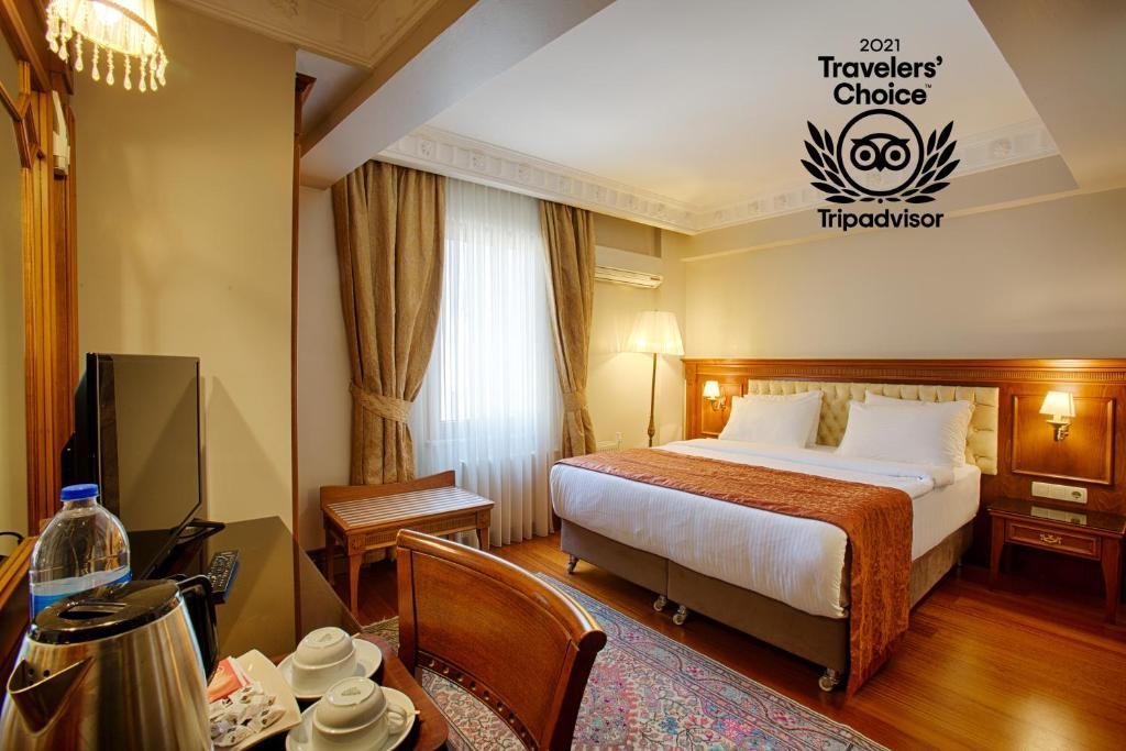 Двухместный (Двухместный номер эконом-класса с 1 кроватью или 2 отдельными кроватями) отеля Hotel Sumengen, Стамбул