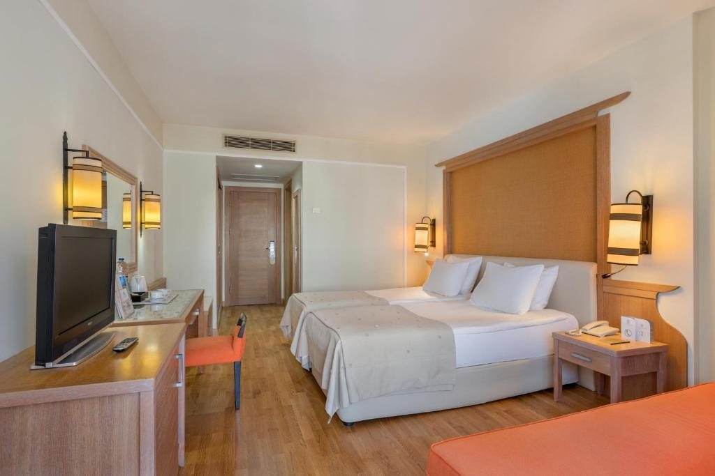 Двухместный (Стандартный двухместный номер с 1 двуспальной или 2 отдельными кроватями, вид на окрестности) отеля Alva Donna Beach Resort Comfort, Сиде