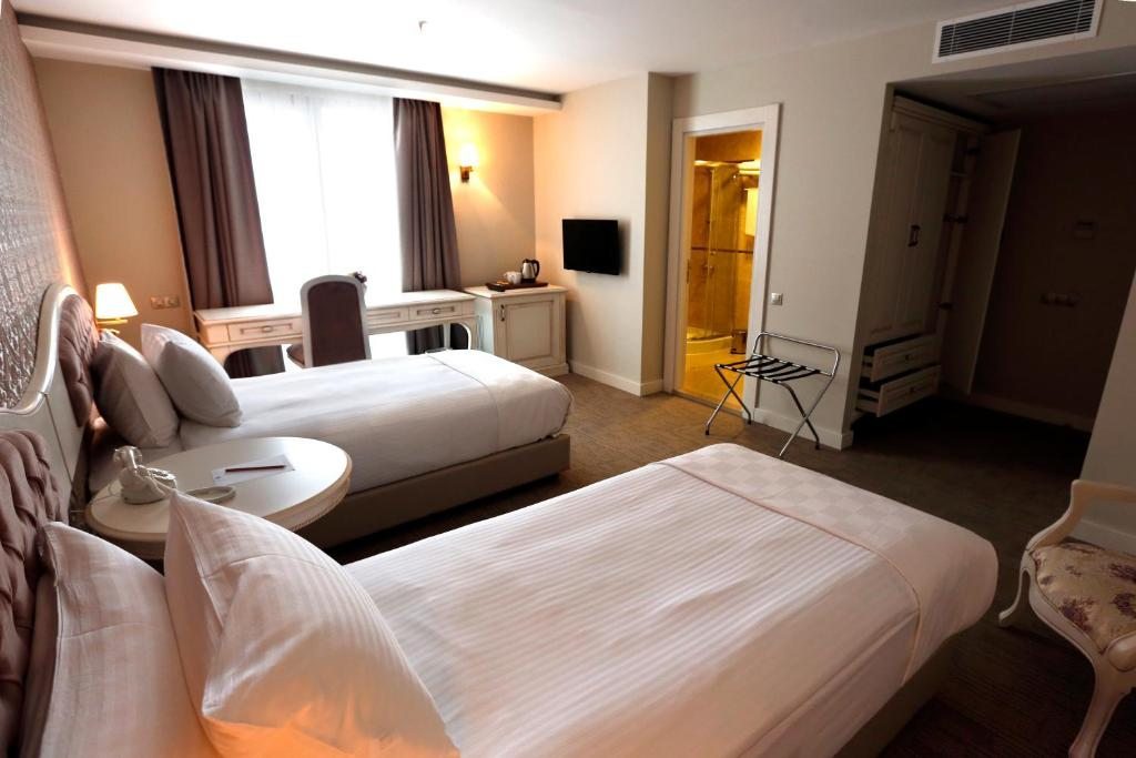 Двухместный (Двухместный номер с 2 отдельными кроватями и видом на город) отеля Hanzade Park Hotel, Трабзон