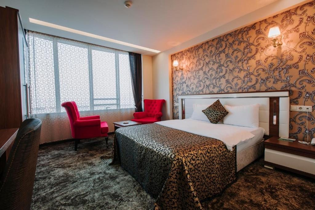 Двухместный (Двухместный номер Делюкс с 1 кроватью и видом на море) отеля Ts Gold Hotel, Трабзон