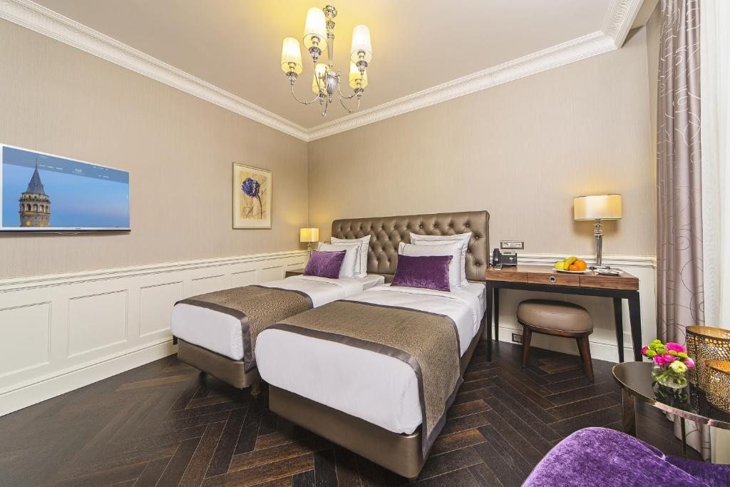 Двухместный (Двухместный номер Делюкс с 2 отдельными кроватями) отеля Meroddi Bagdatliyan Hotel, Стамбул