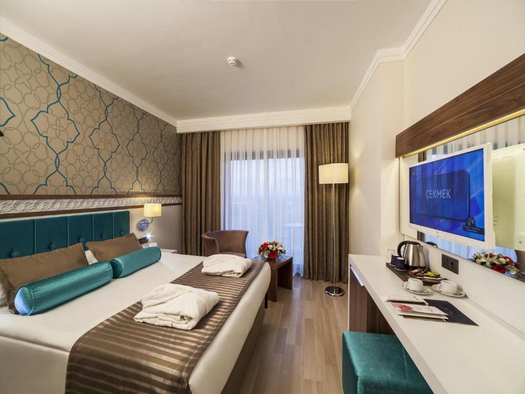 Двухместный (Двухместный номер с 1 кроватью - Со стороны моря) курортного отеля Luna Blanca Resort & SPA, Сиде