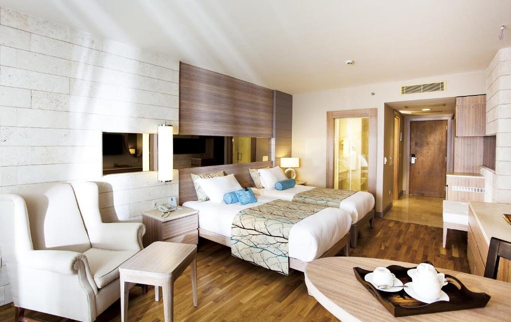 Двухместный (Двухместный номер с 1 кроватью и боковым видом на море) отеля Melas, Сиде