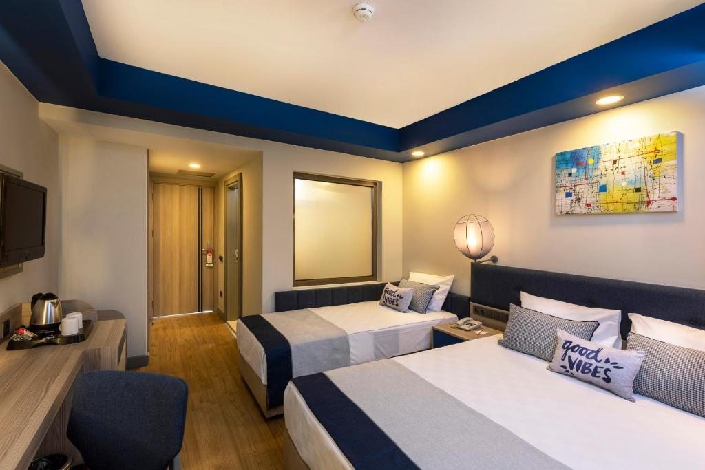 Двухместный (Двухместный номер с 1 кроватью или 2 отдельными кроватями - В дополнительном здании) курортного отеля Narcia Resort Side, Сиде