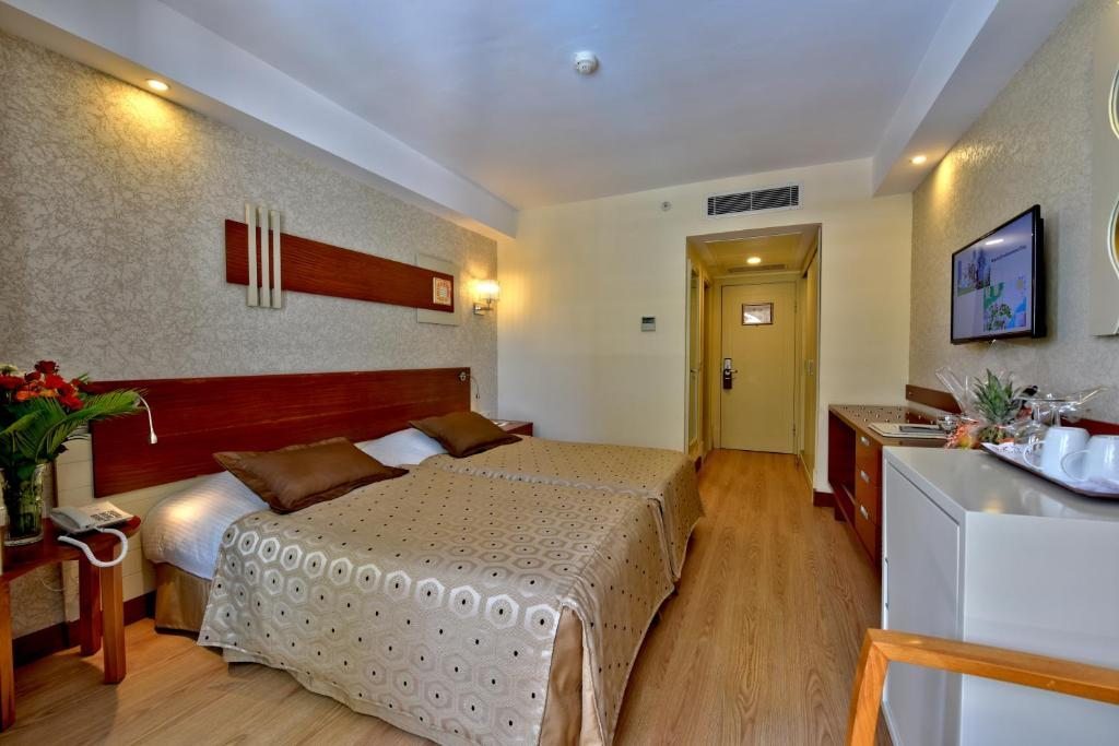 Двухместный (Двухместный номер с 1 кроватью или 2 отдельными кроватями, вид на сад) курортного отеля Side Star Beach, Сиде