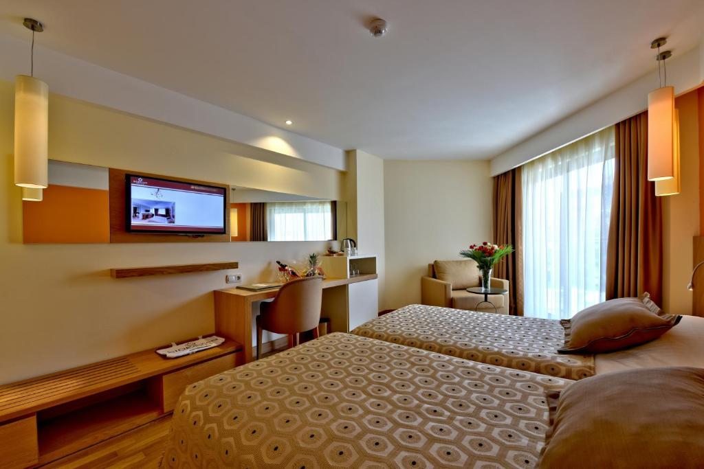 Двухместный (Двухместный номер с 1 кроватью или 2 отдельными кроватями и видом на море) курортного отеля Side Star, Сиде