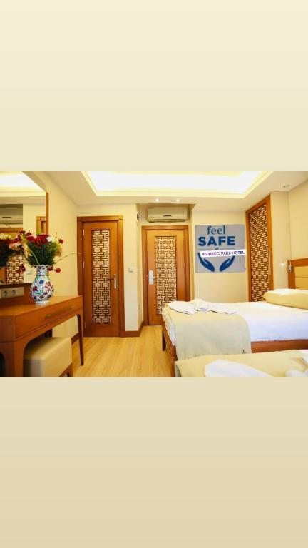 Двухместный (Стандартный двухместный номер с 1 кроватью или 2 отдельными кроватями) отеля Sirkeci Park Hotel, Стамбул