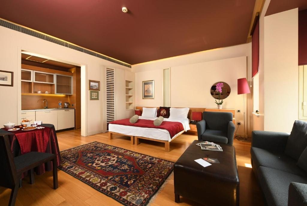 Сьюит (Улучшенный люкс) отеля Ansen Suites, Стамбул