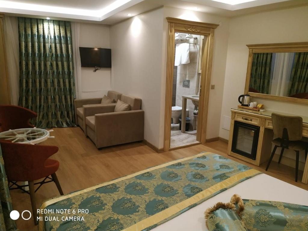 Двухместный (Двухместный номер Делюкс с 1 кроватью и видом на море) отеля Apple Tree Hotel, Стамбул