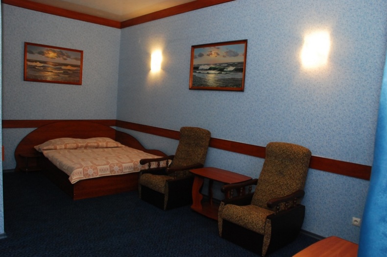 Двухместный (Корпус стандарт 1 эт двуспальная кровать) гостиницы Качинская, Орловка, Крым