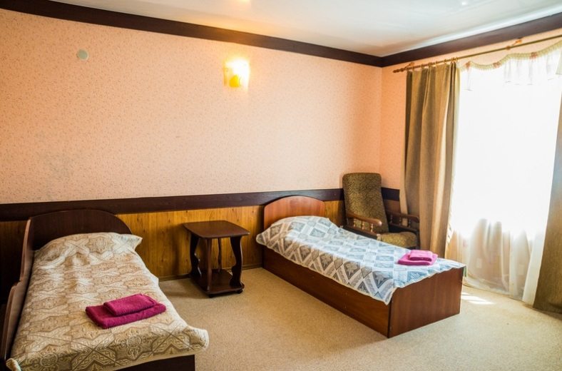 Двухместный (Корпус  стандарт 2 эт две односпальные кровати) гостиницы Качинская, Орловка, Крым