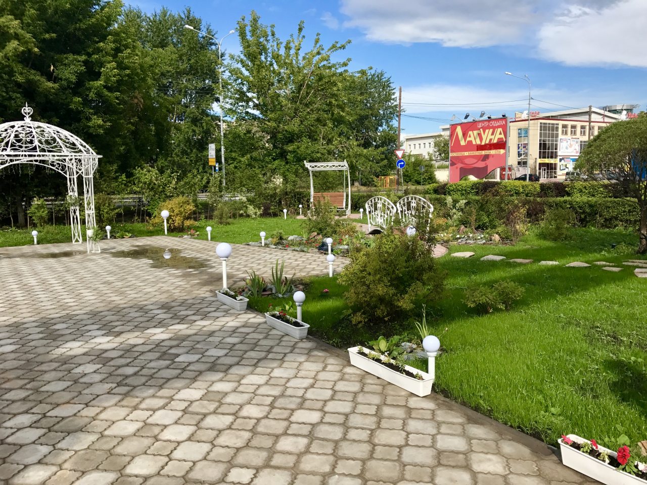 Сад, Спа-отель Лагуна