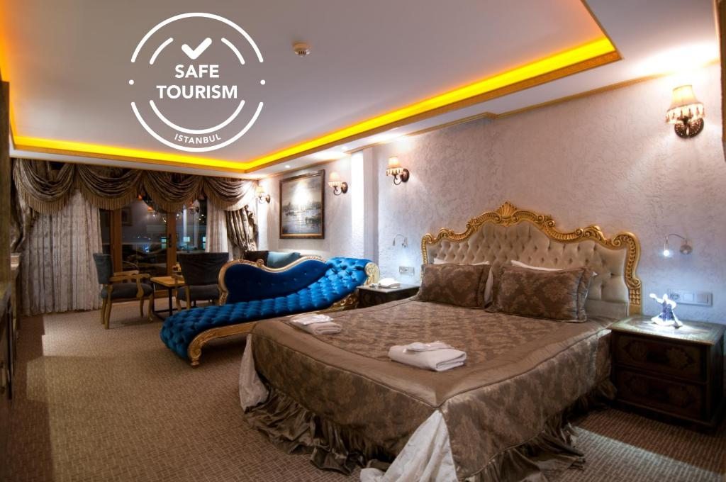 Сьюит (Суперлюкс с видом на море) отеля Hotel Aslan Istanbul, Стамбул