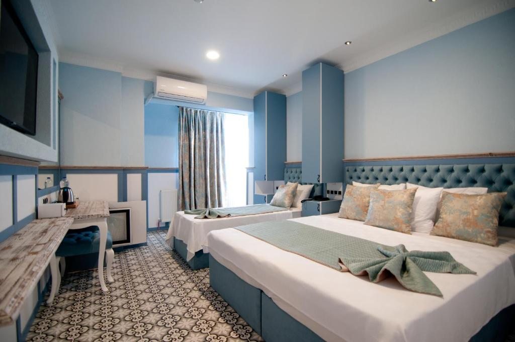 Двухместный (Двухместный номер Делюкс с 1 кроватью и собственным хаммамом) отеля Hotel El Blanco, Стамбул