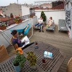 Номер (Односпальная кровать в общем номере для мужчин и женщин), Hush Hostel Lounge