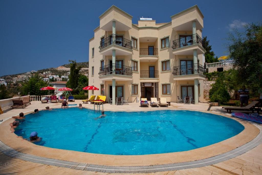 Апартаменты (Апартаменты с 2 спальнями и видом на море) апарт-отеля Villa Lycian, Калкан