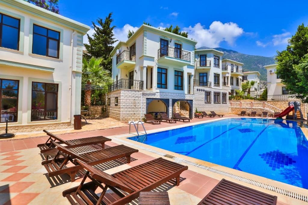 Вилла (Вилла с 2 спальнями и видом на море) апарт-отеля Villa Lycian, Калкан