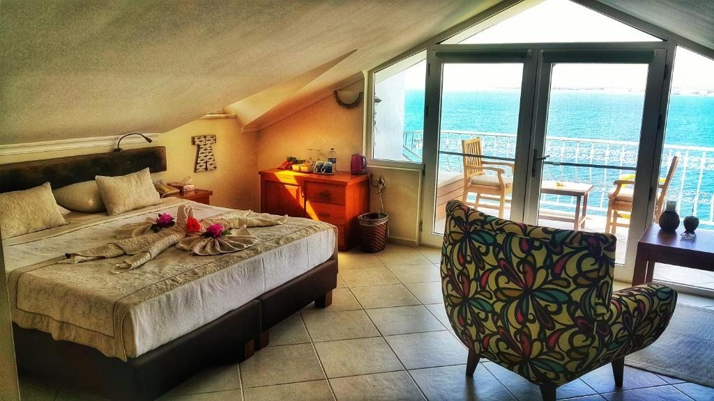 Двухместный (Двухместный номер с 1 кроватью - Мансарда) отеля Ece Hotel Sovalye Island, Фетхие