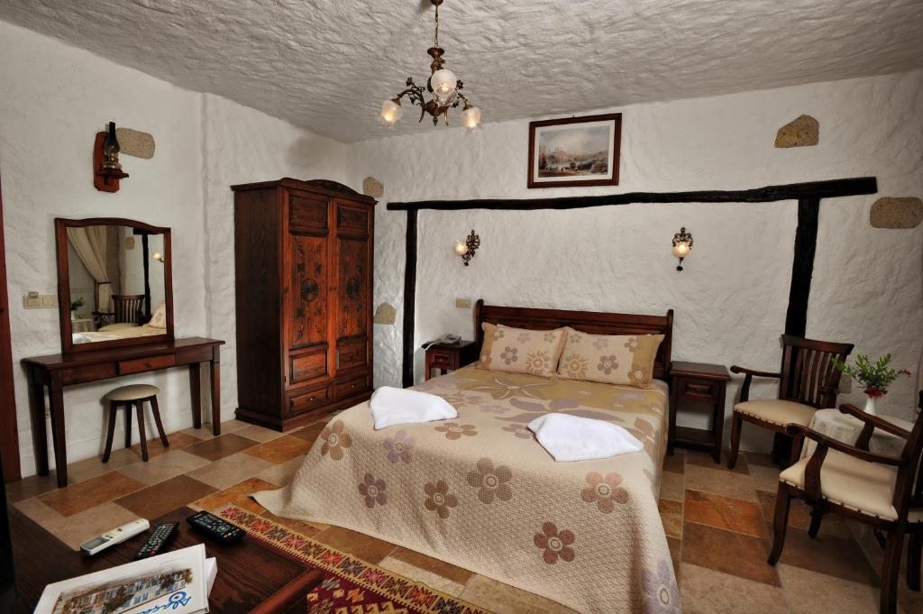 Двухместный (Двухместный номер Делюкс с 1 кроватью) гостевого дома Alacati Koclu Konagi Hotel, Алачати