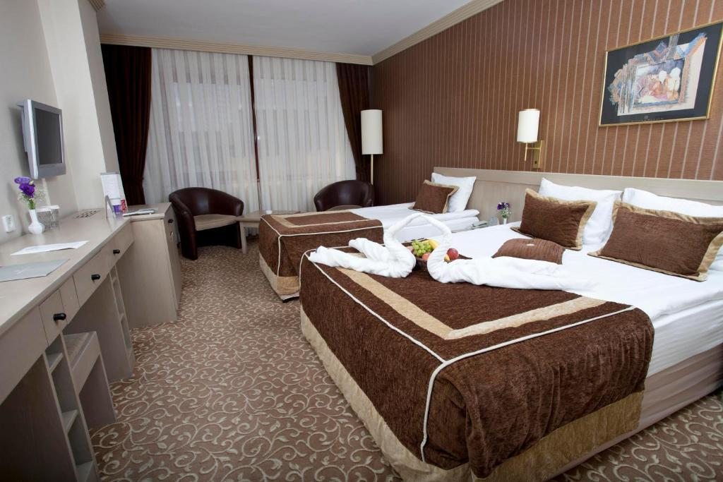 Двухместный (Стандартный двухместный номер с 1 кроватью или 2 отдельными кроватями) отеля Sergah, Анкара