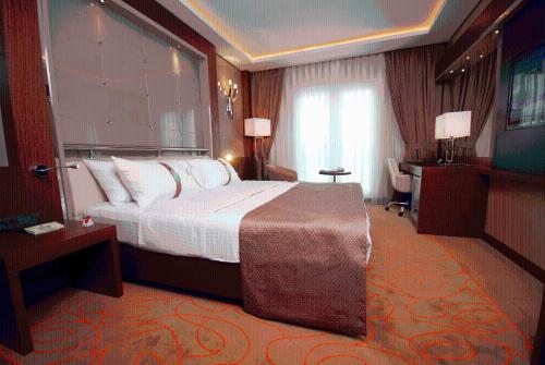 Двухместный (Представительский номер с кроватью размера «king-size» - Для некурящих) отеля Holiday Inn Ankara-Kavaklidere, Анкара