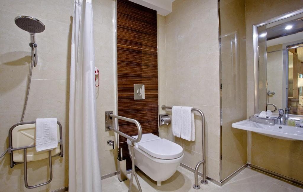 Двухместный (Двухместный номер с 1 кроватью и ванной — Подходит для гостей с ограниченными физическими возможностями) отеля Holiday Inn Ankara-Kavaklidere, Анкара