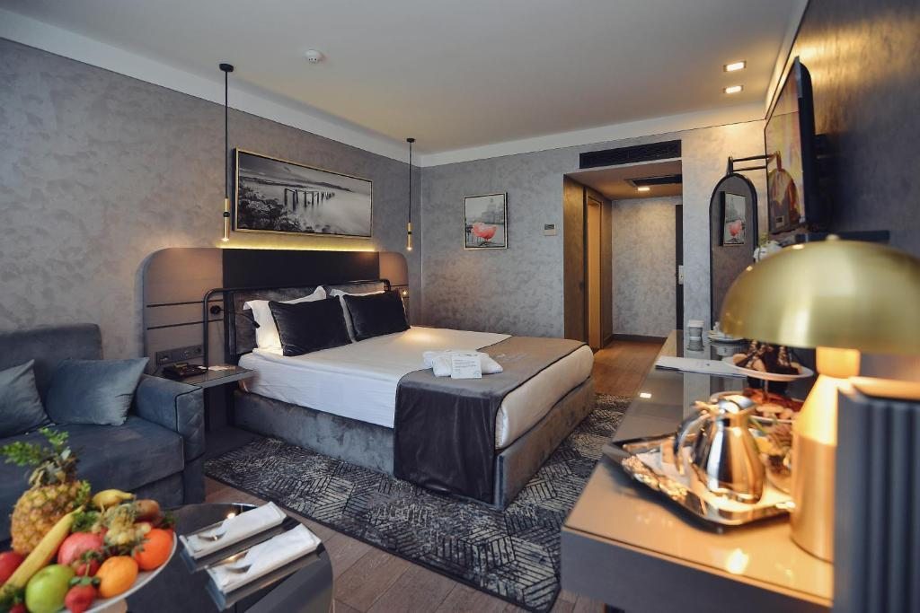 Двухместный (Двухместный номер Делюкс с 1 кроватью) отеля Neva Palas, Анкара